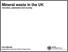 [thumbnail of Mineral Waste in the UK.pdf]